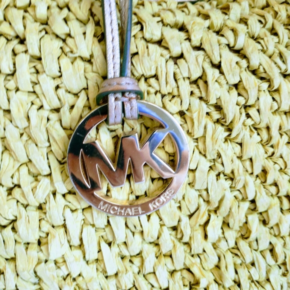 💥Offers Welcome💥 MICHAEL KORS Santorini Straw Tote Bag - Picture 3 of 15